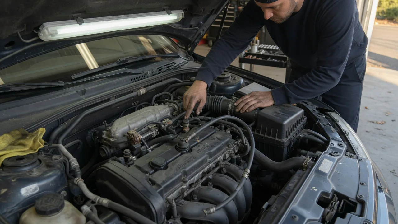 Automotive scene illustrating Why Does an Engine Have a Crankcase Ventilation System