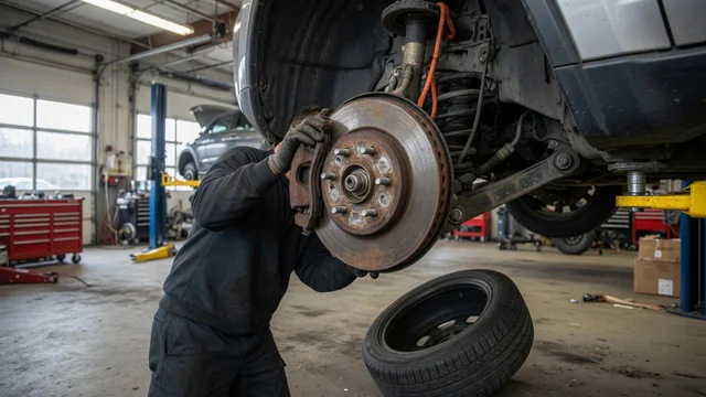 Remove 2012 Jeep Grand Cherokee rotors