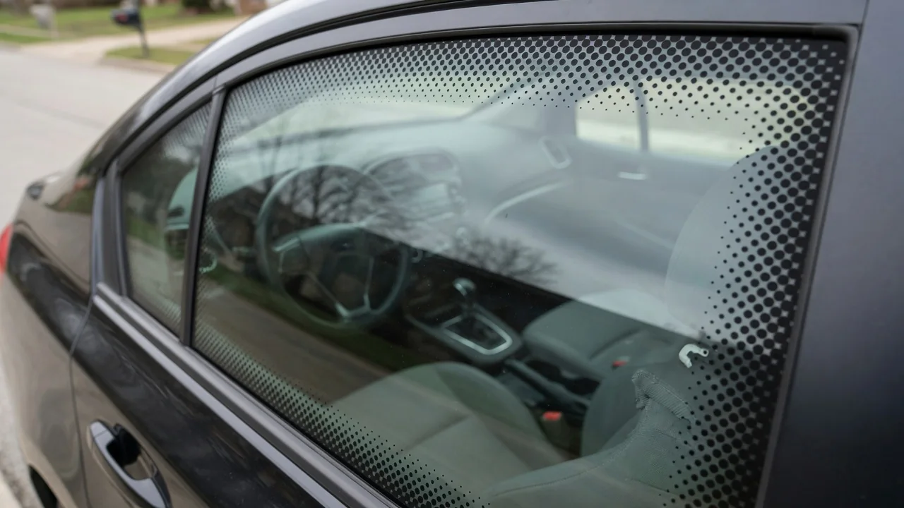 Automotive scene illustrating Why Do Rear Windows Have Black Ceramic Edges
