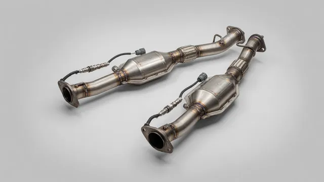 Labeled schematic showing bank 1 and bank 2 oxygen sensor positions in an illustrative exhaust layout