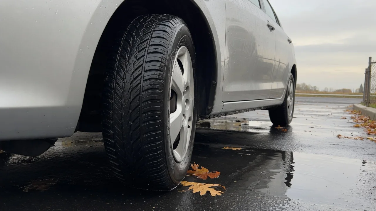 Automotive scene illustrating Why Do Some Tires Have Directional Tread