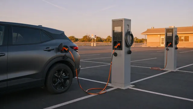 Automotive scene illustrating Why Does an EV Show Different Charging Speeds at Two Stations