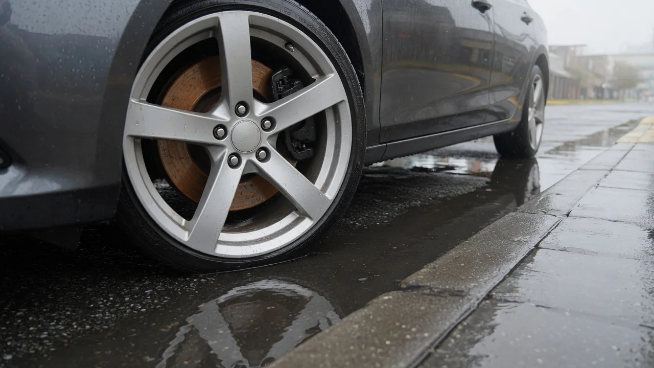 Why Does Rain Change Brake Feel After Parking?