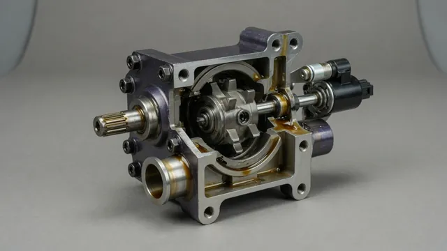 Conceptual illustration of an engine oil pump, its control solenoid, and oil passages