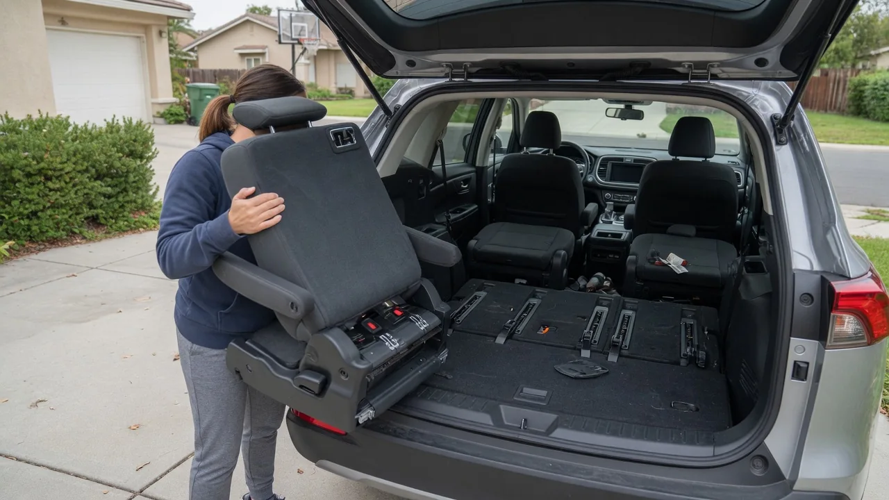 Automotive scene illustrating Why Do Some Cars Have Removable Rear Seats