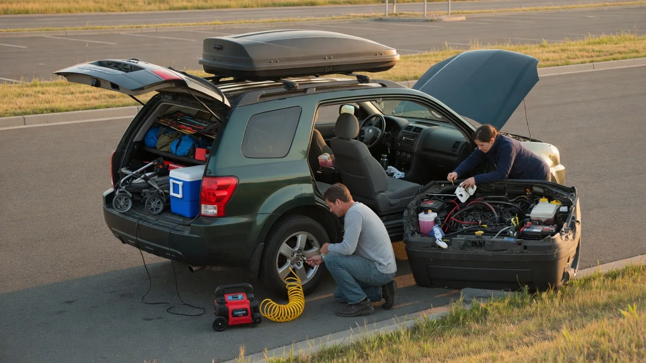 Why Does a Fully Loaded Road-Trip Car Need Extra Checks?