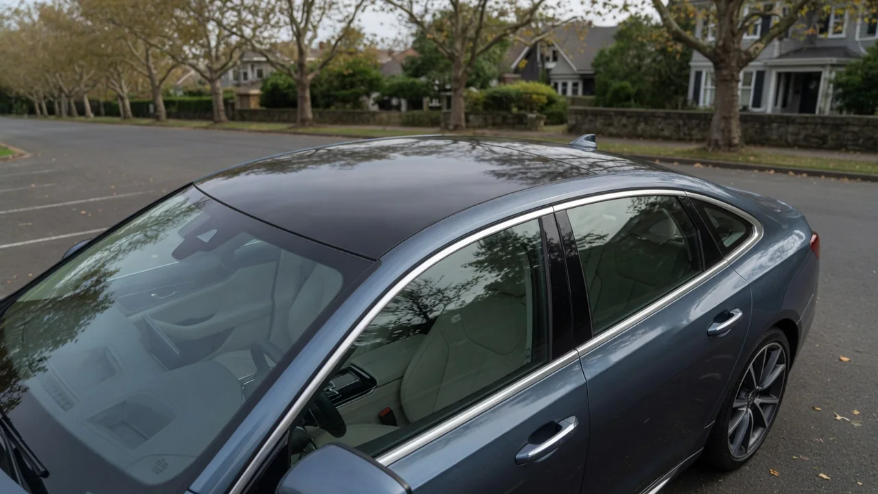 Why Is a Glass Roof Often Darker Than Side Glass?