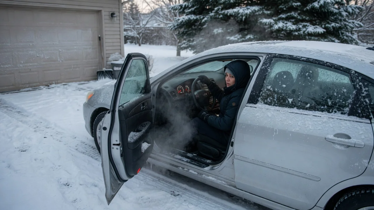 Automotive scene illustrating Why Does Fuel Range Drop Faster in Cold Weather