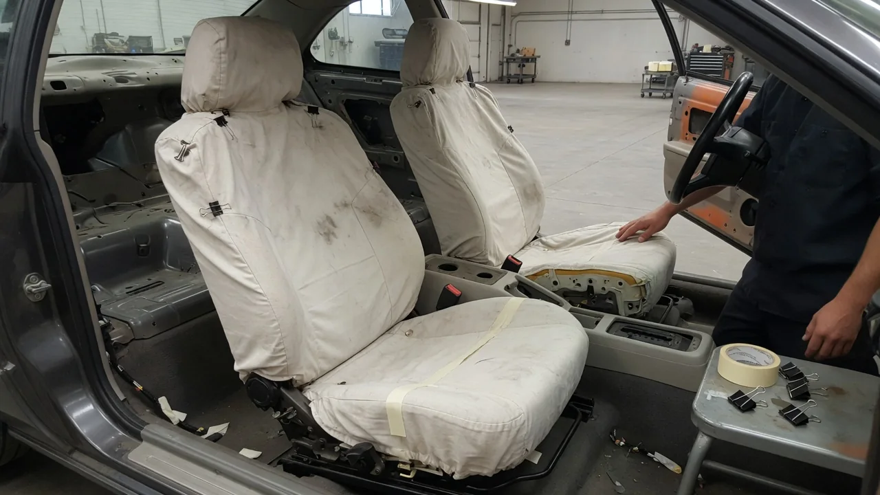 Why Do Prototype Seats Use Temporary Covers?