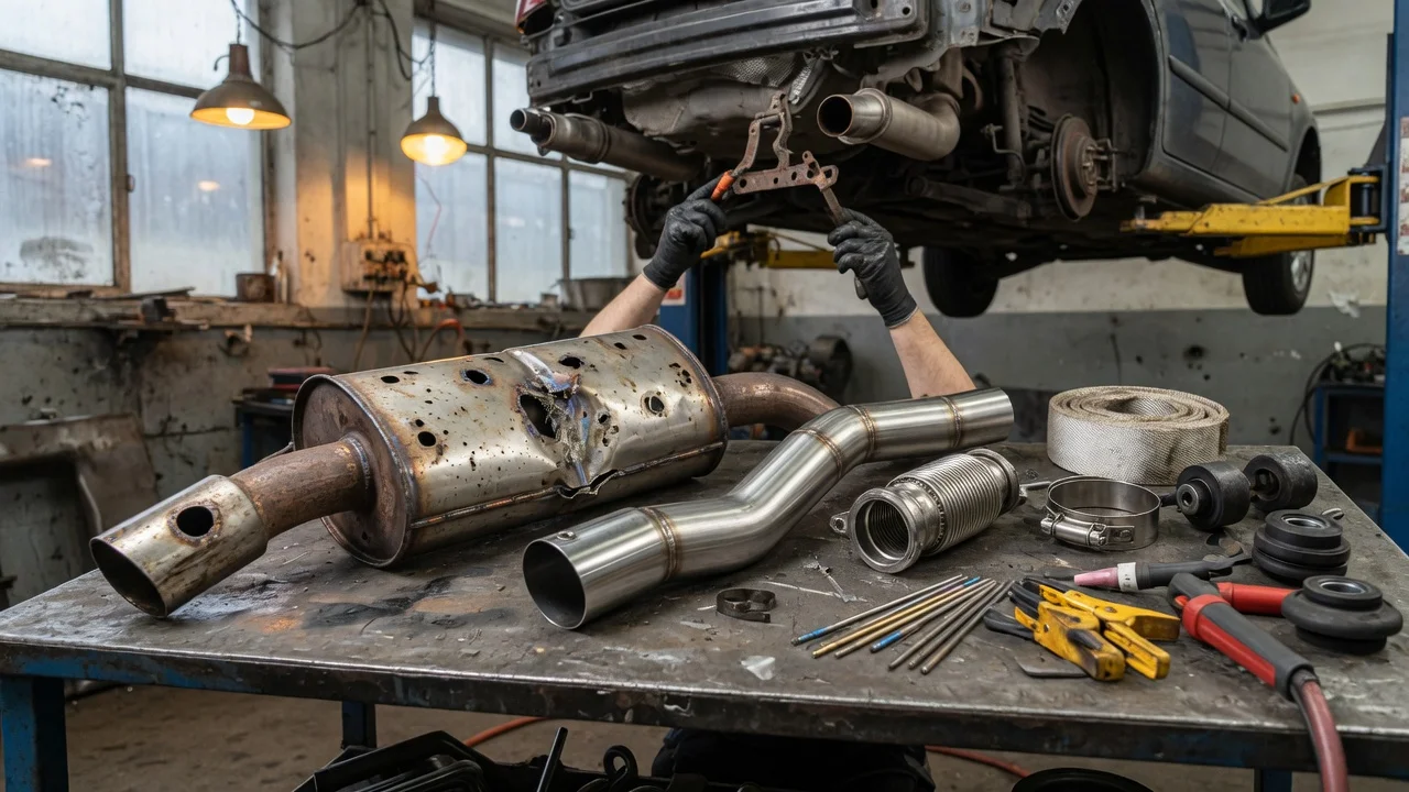 Exhaust Pipe Repair: Options for a Damaged Pipe
