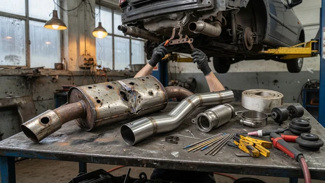 Exhaust Pipe Repair: Options for a Damaged Pipe