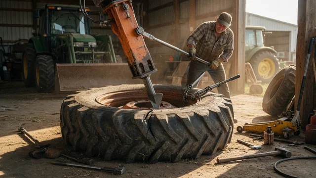 How to Choose and Use a Tractor Tire Bead Breaker