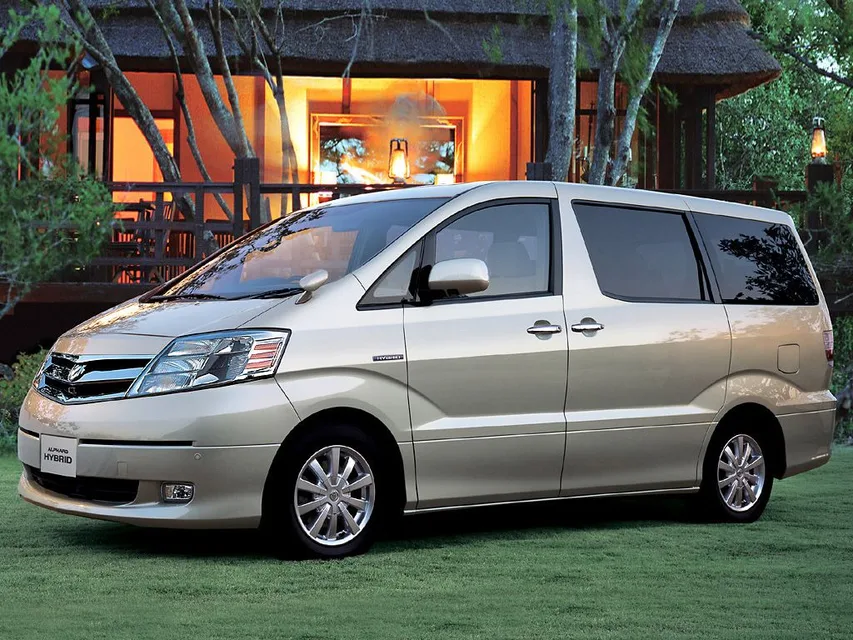 Alphard 1 generation, restyling